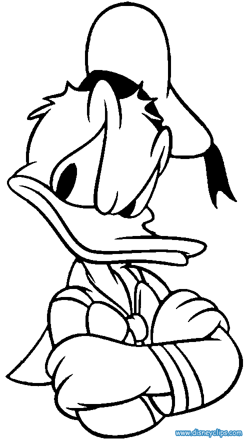 Donald Duck looking at you